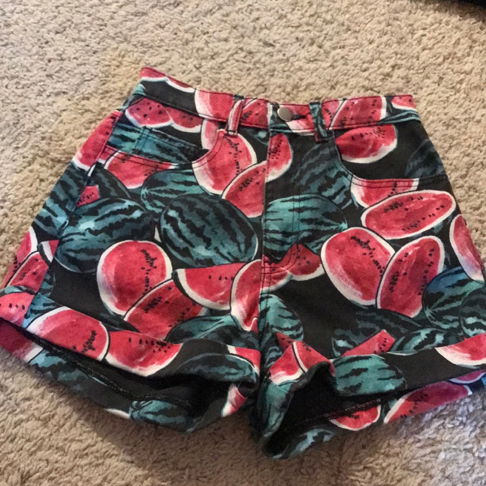 American Apparel Vintage Watermelon Shorts